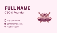 Toque Bakery Rolling Pin Business Card Image Preview