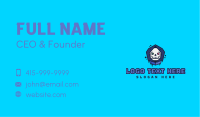Hoodie Skull Gamer Business Card