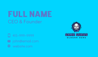 Hoodie Skull Gamer Business Card