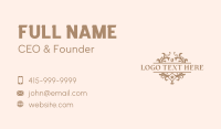 Elegant Cafe Restaurant Business Card