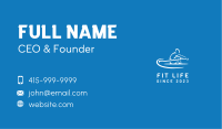 White Rowing Club  Business Card