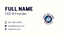 House Pipe Plumbing Business Card