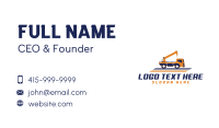 Industrial Tow Truck Business Card Design