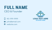 Ocean Sailing Anchor Boat Business Card