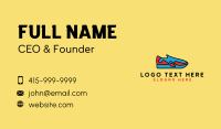 Sporty Sneaker Shop Business Card