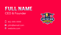 Sports Trophy League Business Card Design