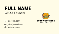Hamburger Diner Glitch Business Card