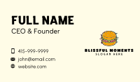 Hamburger Diner Glitch Business Card