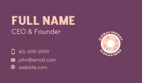 Donut Business Card example 3