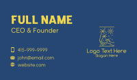 Coastal Beach Surf Business Card