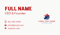 American Eagle Star Business Card