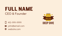 Container Jar Banner Business Card Design