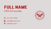 Wrench Tool Plumber Business Card