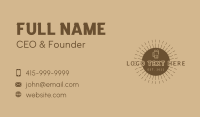 Rum Business Card example 4