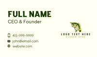 Florida Bass Fishing Business Card