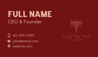 Macrame Business Card example 1