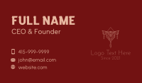 Boho Macrame Tapestry Business Card