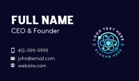 Atom Nucleus Science Business Card
