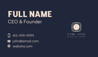 Geometric Luxury Lettermark  Business Card