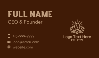 Coffee Library  Business Card Design