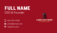 Thug Bull Gangster Business Card