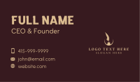 Writer Feather Quill Business Card