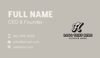 Feminine Beauty Salon Business Card