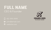 Feminine Beauty Salon Business Card Image Preview