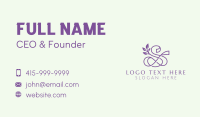 Natural Letter S Business Card Design