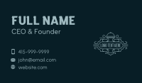 Gourmet Cloche Restaurant Business Card