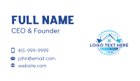 Pressure Wash Cleaning Business Card