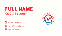 Generic Business Letter M Business Card