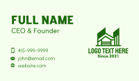 Green Apartment House Business Card