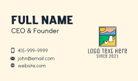 Post Stamp Business Card example 2
