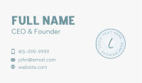 Watercolor Brush Boutique Business Card