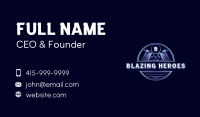 Hammer Roofing Contractor Business Card Image Preview