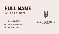 Fields Business Card example 2