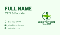 Environmental Cross Leaf  Business Card