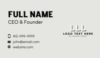 Modern Consulting Firm Business Card