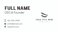 Beauty Eyelash Extension Business Card