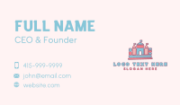 Kindergarten Castle Toy Business Card Design