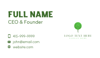 Female Yoga Tree Business Card