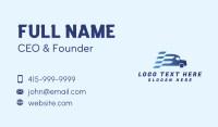 Trailer Truck Business Card example 1