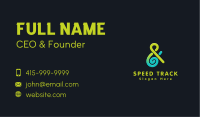 Green Ampersand Firm Business Card
