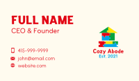 Preschool Block House Business Card