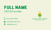 Hemp Oil Droplet Business Card