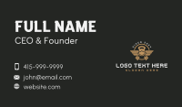 Gym Kettlebell Fitness Business Card Design