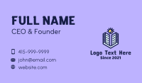 Symmetrical Business Card example 1