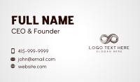 Infinity Loop Swirl Business Card