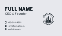 Castle Architect Cathedral Business Card